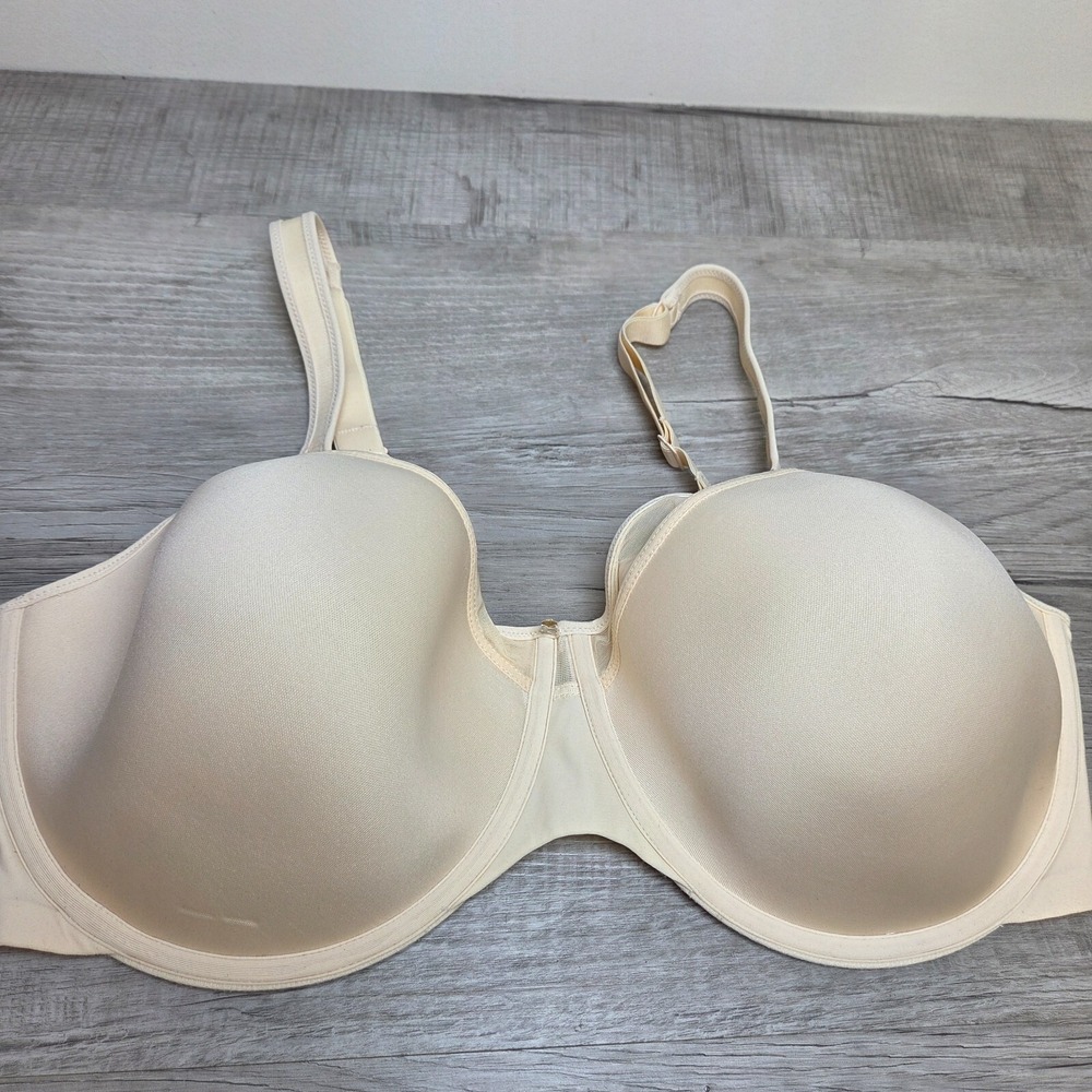 Bali Comfort Revolution Shaping Bra White 42DD Full Figure Front Closure 3P66